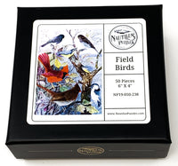 Field Birds (50 Piece Mini Wooden Jigsaw Puzzle) - Nautilus Puzzles - Wooden Jigsaw Puzzles For Adults