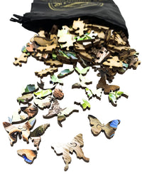 Sloth Among the Butterflies | 143 Pieces | Sloth Puzzle