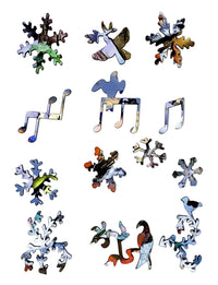 Winter Bird Gathering (125 Piece Wooden Jigsaw Puzzle) - Nautilus Puzzles - Wooden Jigsaw Puzzles For Adults