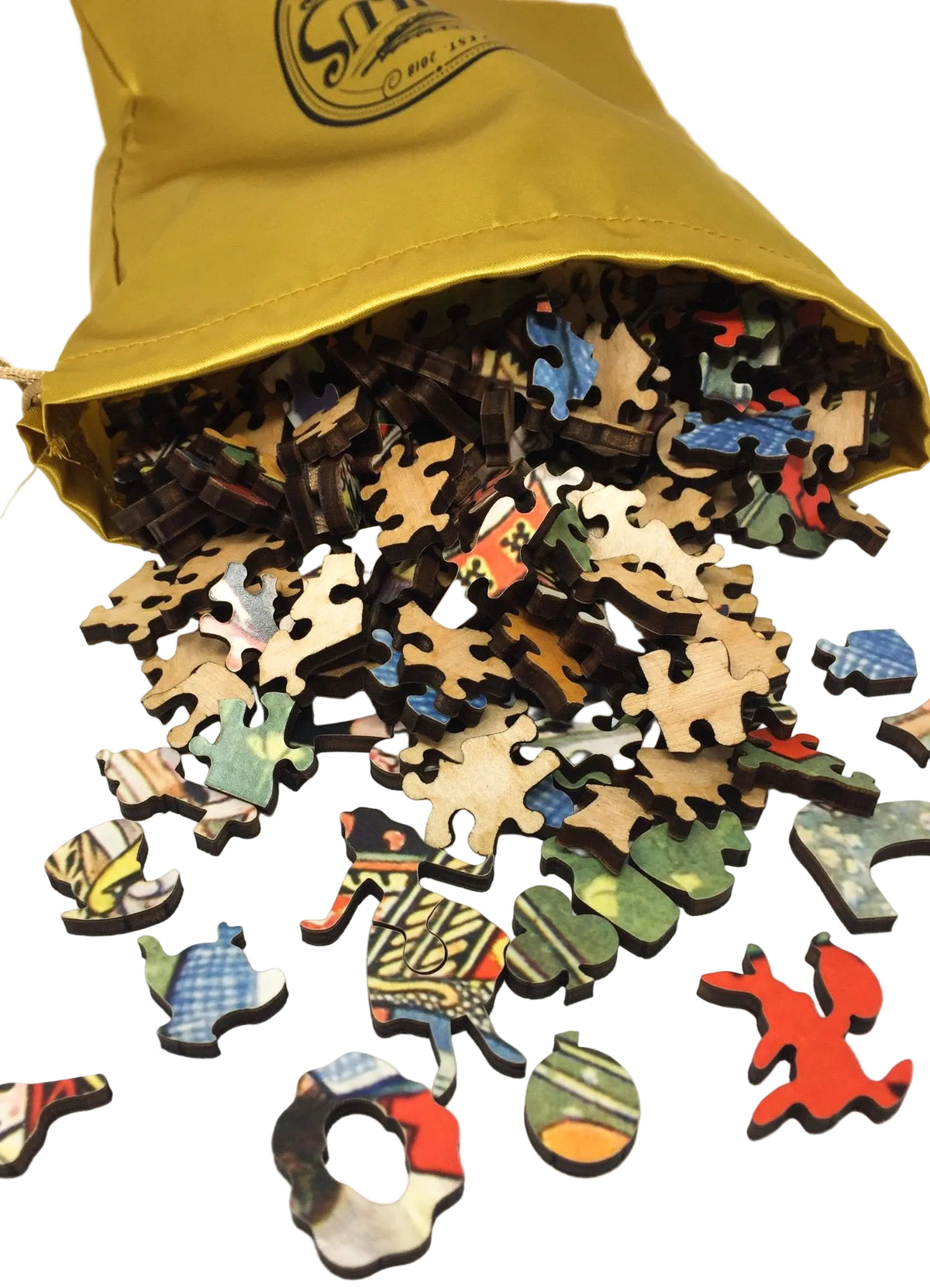 Alice in Wonderland "Off With Her Head!" (425 Piece Wooden Jigsaw Puzzle) - Nautilus Puzzles - Wooden Jigsaw Puzzles For Adults