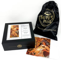 Autumn by Alphonse Mucha (122 Piece Fall Wooden Puzzle) - Nautilus Puzzles - Wooden Jigsaw Puzzles For Adults