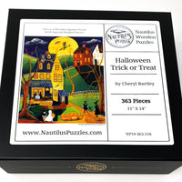 Halloween Trick or Treat - 363 Piece Halloween Wooden Jigsaw Puzzle - Nautilus Puzzles - Wooden Jigsaw Puzzles For Adults