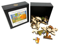 Bedroom in Arles by Vincent Van Gogh (50 Piece Wooden Jigsaw Puzzle) - Nautilus Puzzles - Wooden Jigsaw Puzzles For Adults