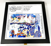 The Drying Sails (425 Pieces) by Andre Derain, Wooden Jigsaw Puzzle - Nautilus Puzzles - Wooden Jigsaw Puzzles For Adults