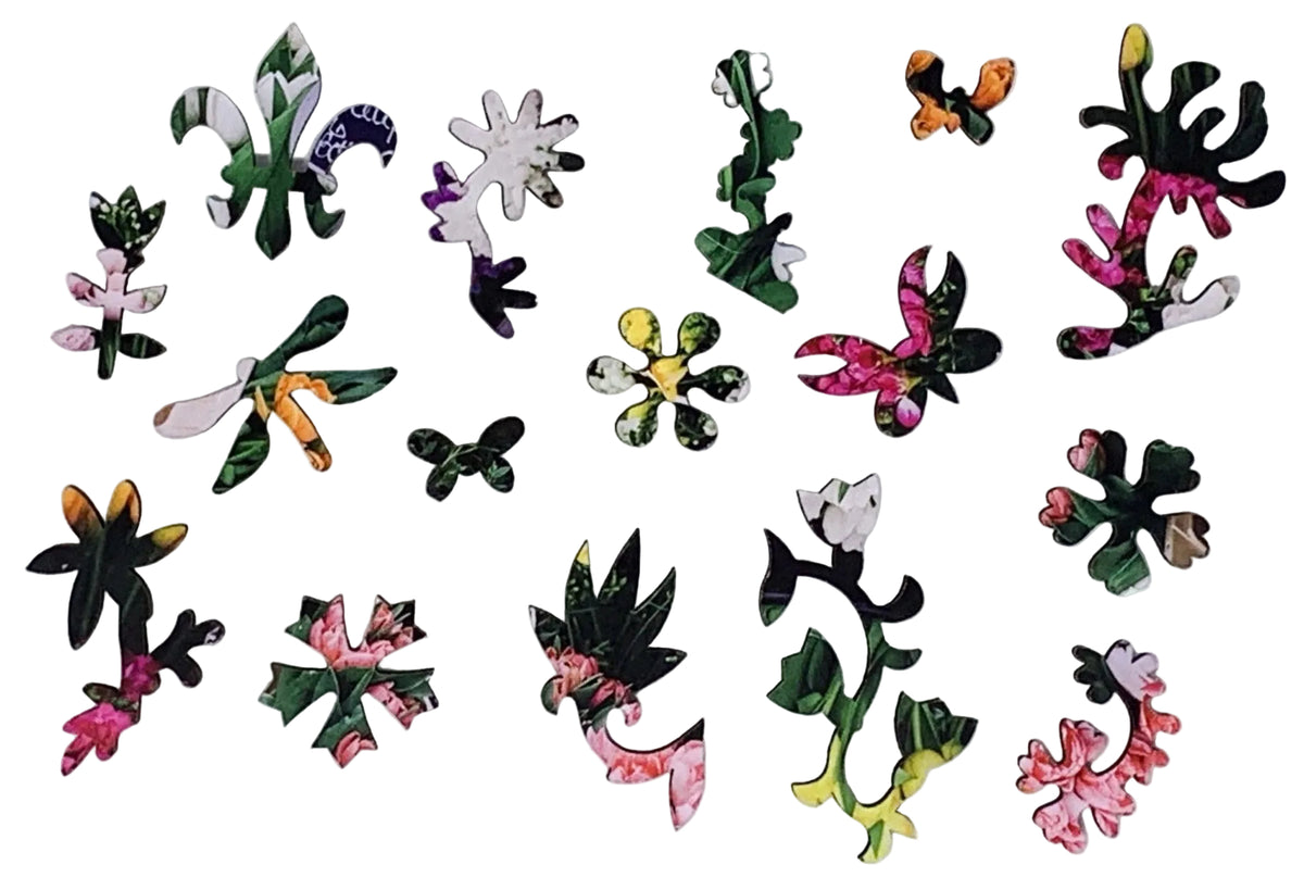 French Flower Market (122 Piece Wooden Jigsaw Puzzle) - Nautilus Puzzles - Wooden Jigsaw Puzzles For Adults
