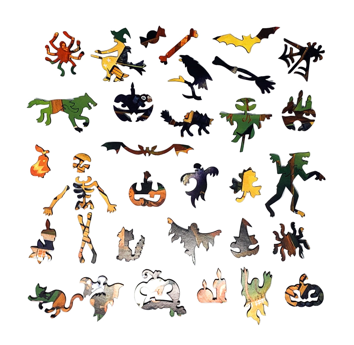 Halloween Trick or Treat - 363 Piece Halloween Wooden Jigsaw Puzzle - Nautilus Puzzles - Wooden Jigsaw Puzzles For Adults