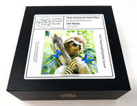 Sloth Among the Butterflies | 143 Pieces | Sloth Puzzle