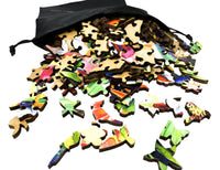 Tropical Birds - 222 Piece Wooden Jigsaw Puzzle - Nautilus Puzzles - Wooden Jigsaw Puzzles For Adults