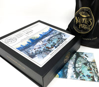 Skating In Central Park (249 Piece Wooden Christmas Puzzle) - Nautilus Puzzles - Wooden Jigsaw Puzzles For Adults