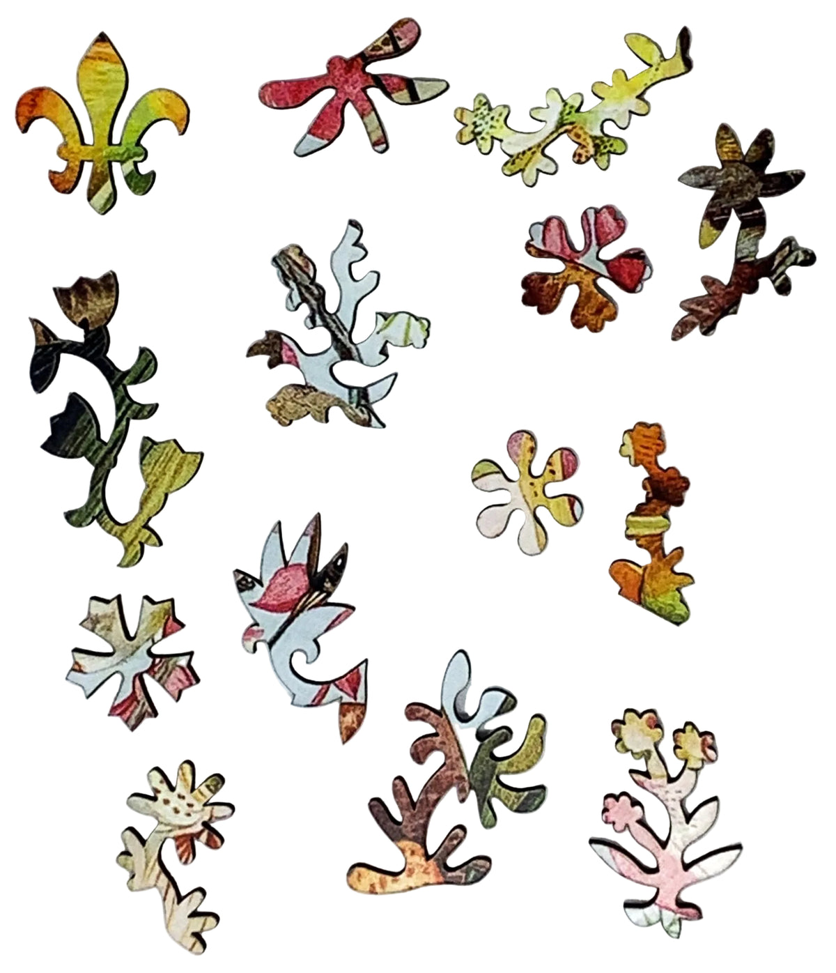 Birds & Orchids (122 Piece Adult Wooden Jigsaw Puzzle) - Nautilus Puzzles - Wooden Jigsaw Puzzles For Adults