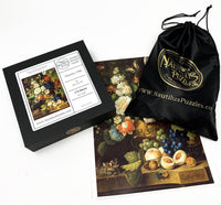 Flowers, 1780 by Jan van Os (172 Piece Wooden Jigsaw Puzzle) - Nautilus Puzzles - Wooden Jigsaw Puzzles For Adults