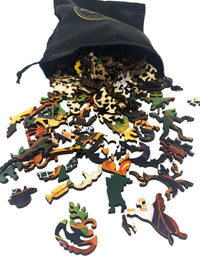 Halloween Trick or Treat - 363 Piece Halloween Wooden Jigsaw Puzzle - Nautilus Puzzles - Wooden Jigsaw Puzzles For Adults