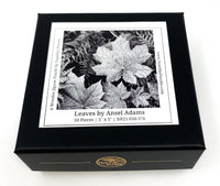Leaves by Ansel Adams (50 Piece Mini Wooden Jigsaw Puzzle) - Nautilus Puzzles - Wooden Jigsaw Puzzles For Adults