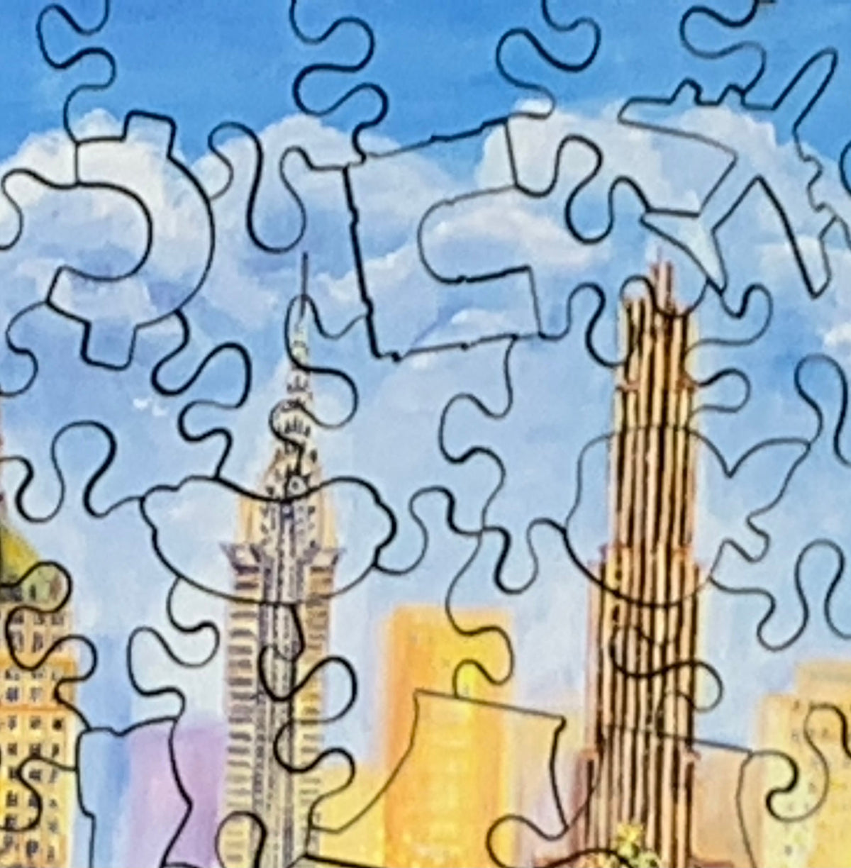 Main Street, New York (159 Piece Wooden Jigsaw Puzzle) - Nautilus Puzzles - Wooden Jigsaw Puzzles For Adults