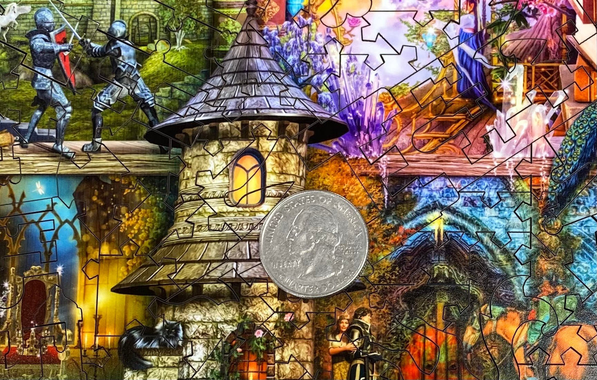 Once Upon A Fairytale (428 Piece Wooden Jigsaw Puzzle) - Nautilus Puzzles - Wooden Jigsaw Puzzles For Adults