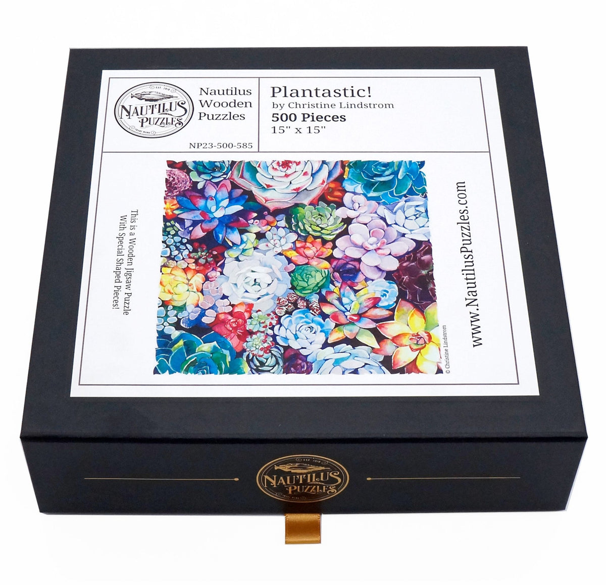 Plantastic! (500 Piece Wooden Jigsaw Puzzle) - Nautilus Puzzles - Wooden Jigsaw Puzzles For Adults