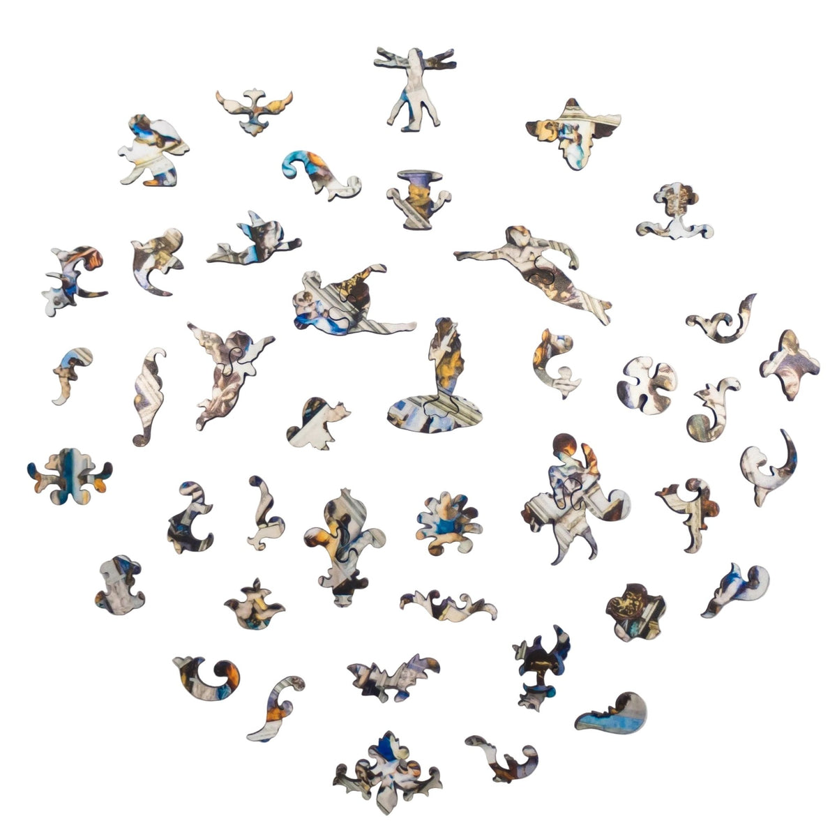 Sistine Chapel Ceiling by Michelangelo (200 Piece Wooden Jigsaw Puzzle) - Nautilus Puzzles - Wooden Jigsaw Puzzles For Adults