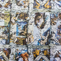 Sistine Chapel Ceiling by Michelangelo (200 Piece Wooden Jigsaw Puzzle) - Nautilus Puzzles - Wooden Jigsaw Puzzles For Adults