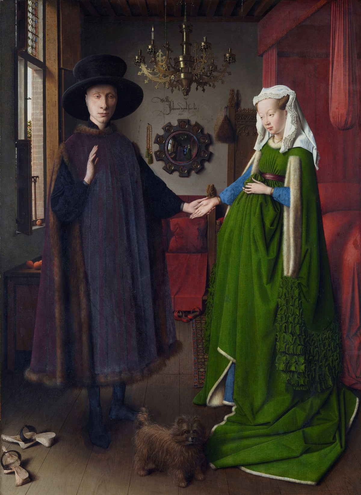 The Arnolfini Portrait (329 Piece Wooden Jigsaw Puzzle) - Nautilus Puzzles - Wooden Jigsaw Puzzles For Adults