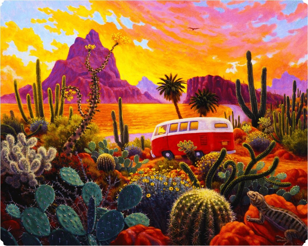 The Baja Trail (500 Piece Wooden Jigsaw Puzzle) - Nautilus Puzzles - Wooden Jigsaw Puzzles For Adults
