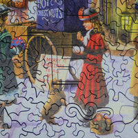 Victorian Carolers (242 Piece Christmas Wooden Jigsaw Puzzle) - Nautilus Puzzles - Wooden Jigsaw Puzzles For Adults