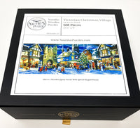 Victorian Christmas Village (608 Piece Wooden Christmas Jigsaw Puzzle) - Nautilus Puzzles - Wooden Jigsaw Puzzles For Adults