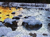 Winter in Yosemite - 240 Piece Wooden Jigsaw Puzzle - Nautilus Puzzles - Wooden Jigsaw Puzzles For Adults